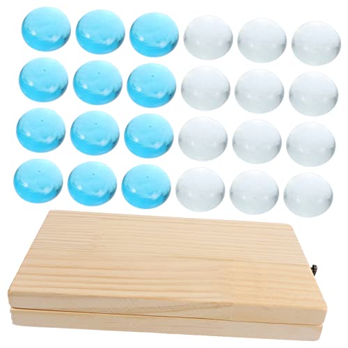 CORHAD 1 Set Mancala Brettspiel Spielzeug Faltbares Holz Mancala Edelstein Schachspielzeug von CORHAD