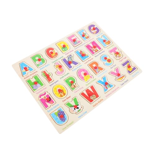 CORHAD 1 Set Spanisch Puzzle Kinderpuzzle Kleinkind Puzzle Kinder Puzzle B Spielzeug Kinderspielzeug Puzzle Für Kleinkinder Spielzeug Für Kleinkinder Puzzle Brett Sprachpuzzle von CORHAD