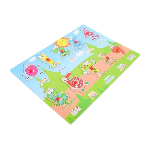 CORHAD 1 Set Spanisch Puzzle Kinderspielzeug Kinderpuzzles B Spielzeug Puzzles Für Kleinkinder Kleinkind Puzzles Kinderpuzzles Spielzeug Für Kleinkinder Alphabettafel von CORHAD