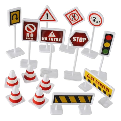 CORHAD 10 Sätze Teiliges Verkehrsbarrieren und Ampeln Kindersicheres Interaktives Lernspielzeug für Fördert Fantasie und Verkehrserziehung Kompatibel mit Baufahrzeugen CORHAD 10 Sätze Teiliges Verkehrsbarrieren und Ampeln Kindersicheres Interaktives Lernspielzeug für Fördert Fantasie und Verkehrserziehung Kompatibel mit Baufahrzeugen von CORHAD