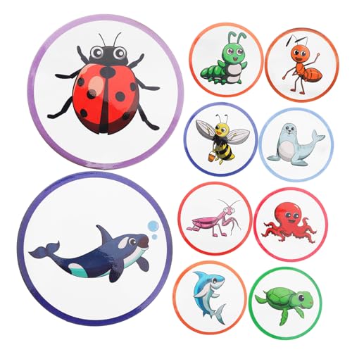 CORHAD 10 Stück Farbwechselnde Töpfchen Aufkleber Hitzeempfindlich Süße Cartoon Motive für Jungen und Mädchen Positives Feedback Vielseitig für Töpfchen und Toiletten Interaktives CORHAD 10 Stück Farbwechselnde Töpfchen Aufkleber Hitzeempfindlich Süße Cartoon Motive für Jungen und Mädchen Positives Feedback Vielseitig für Töpfchen und Toiletten Interaktives von CORHAD