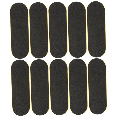 CORHAD 10 Stück Finger Anti Rutsch Pad Aufkleber Zubehör Für Kleine Skateboard Aufkleber Griffband Für Griffbretter Finger Skateboard Zubehör Doppelseitiges Klebeband von CORHAD