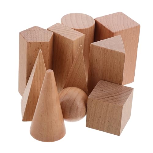 CORHAD 10 Stück Teiliges Holz Lernset Kompakte Solide Formen Langlebige Holzbausteine Pädagogisches Mathematikspielzeug für Grundschule Fördert Räumliches Denken und Visuelles Lernen CORHAD 10 Stück Teiliges Holz Lernset Kompakte Solide Formen Langlebige Holzbausteine Pädagogisches Mathematikspielzeug für Grundschule Fördert Räumliches Denken und Visuelles Lernen von CORHAD