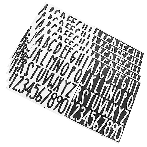 CORHAD 10 Stück Vinyl Aufkleber Handkonto Aufkleber DIY Aufkleber PVC Buchstaben Aufkleber Alphabet Aufkleber DIY Dekorative Aufkleber Englische Buchstaben Aufkleber DIY Tagebuch von CORHAD