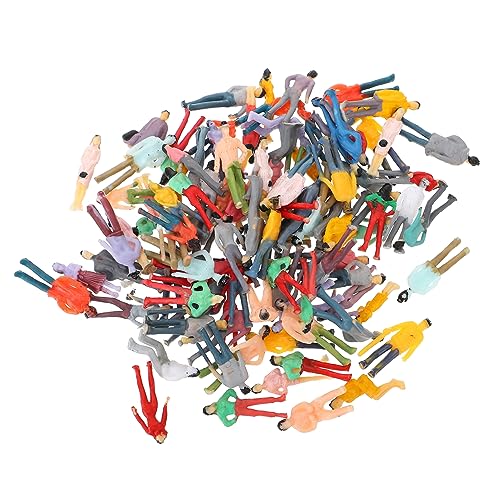 CORHAD 100 STK Charaktermodell Mini-züge Badeanzüge Menschenfiguren 1 75 Personen Zahl Modellbahn Leute Figur Figuren Für Kinder Figurenspielset Für Kinder Strand Menschen Figuren Plastik von CORHAD