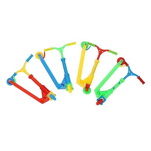 CORHAD 12 STK Finger-Skateboard Kinderroller Fingerfahrradspielzeug Fingerschlittschuhe Kinderbop Finger Skateboard fingerskaterboard Mini-Fingerspielzeug Fingerscooter Plastik Colorful von CORHAD