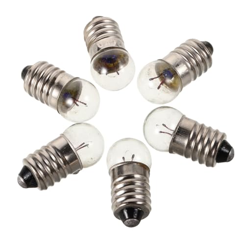 CORHAD 12 Stück Mini Schraubsockel Glühbirnen für Physik Experimente Vintage Taschenlampen Kompakte Tragbare Ersatzlampen für Schule und Outdoor Anwendung CORHAD 12 Stück Mini Schraubsockel Glühbirnen für Physik Experimente Vintage Taschenlampen Kompakte Tragbare Ersatzlampen für Schule und Outdoor Anwendung von CORHAD