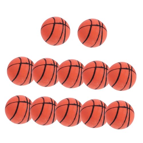 CORHAD 12 -pcs Elastische Gummi Kleiner Basketball Bounce Ball Handgefertigt Puppe DIY Sports Tpys von CORHAD