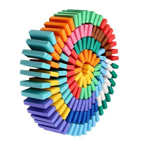 CORHAD 120 Stück Teiliges Buntes Domino holzspielzeug für Pädagogische Bauklötze Hand Auge koordination Kreativität und Farberkennung für Montessori Lernspielzeug CORHAD 120 Stück Teiliges Buntes Domino holzspielzeug für Pädagogische Bauklötze Hand Auge koordination Kreativität und Farberkennung für Montessori Lernspielzeug von CORHAD