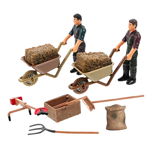 CORHAD 12Stücke Mini Farm Zubehör Teiliges Bauernmodell Und Gartenspielzeug Für Mikro Landschaften Lebensechte Figuren Und Zubehör Für Mini Garten Dekoration CORHAD 12Stücke Mini Farm Zubehör Teiliges Bauernmodell Und Gartenspielzeug Für Mikro Landschaften Lebensechte Figuren Und Zubehör Für Mini Garten Dekoration von CORHAD