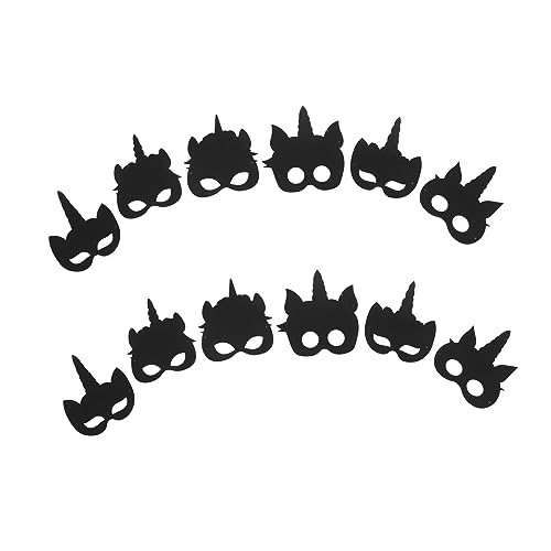 CORHAD 1satz Masks Bastelset Teile Scratch Masken Für Kreatives Malen Für Halloween Und Partys Für Familien Und Schulaktivitäten CORHAD 1satz Masks Bastelset Teile Scratch Masken Für Kreatives Malen Für Halloween Und Partys Für Familien Und Schulaktivitäten von CORHAD