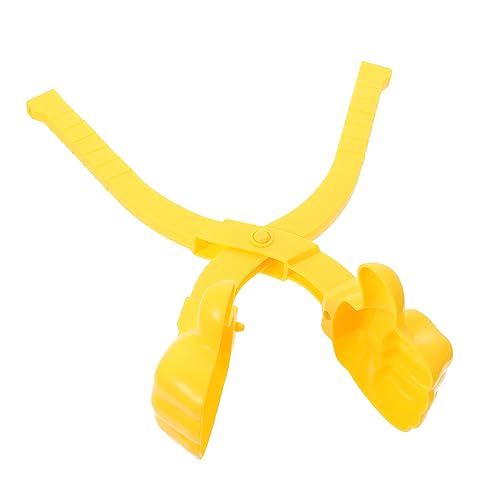 CORHAD 1stk Schneeball-Clip Winterschnee-Clip Schneespielzeug Für Den Außenbereich Schneeball-Spielzeug Schneeball-Maker-Werkzeuge Spielzeug Für Schneeballspiele Schneeclip Plastik Yellow von CORHAD