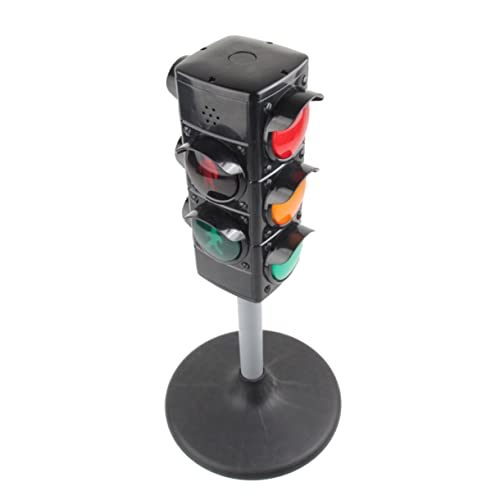 CORHAD 1stk Simulierte Ampel Spielset Kinderspielzeug Spielzeug Für Kinder Mini-bremslichtlampe Zebrastreifen Leichtes Spielzeug Led-ampel Rollenspiel Ampel Signal Plastik Black von CORHAD