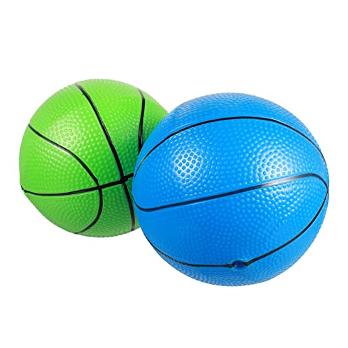 CORHAD 2 STK Basketball kleine Bälle für Kinder hüpfende Ballspielzeuge interaktives Spielzeug Kinder entwicklung Lernspielzeug für das Gehirn Hüpfbälle für den Kindergarten PVC Blue von CORHAD