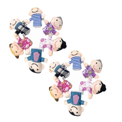 CORHAD 2 Sätze Fingerpuppen Familie Mini Handpuppen für Frühe Kindergarten Großeltern Eltern Schwester Interaktives Lernspielzeug CORHAD 2 Sätze Fingerpuppen Familie Mini Handpuppen für Frühe Kindergarten Großeltern Eltern Schwester Interaktives Lernspielzeug von CORHAD