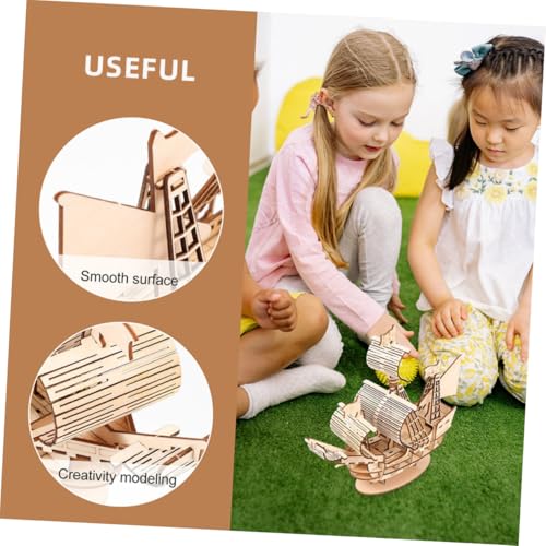 CORHAD 2 Sätze Holzpuzzle Segelschiff Modellbausatz Holzpuzzle für Erwachsene und DIY Segelboot mit Vorgestanzten Teilen Sicher und Leicht Zusammenzubauen Pädagogisches Bastelset CORHAD 2 Sätze Holzpuzzle Segelschiff Modellbausatz Holzpuzzle für Erwachsene und DIY Segelboot mit Vorgestanzten Teilen Sicher und Leicht Zusammenzubauen Pädagogisches Bastelset von CORHAD