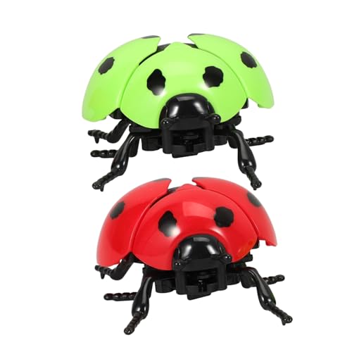 CORHAD 2 Stück Aufziehspielzeug Marienkäfer für Kleinkinder Buntes Mechanismus Insektenmodell Fördert Motorik und Koordination Pädagogisches Krabbelspielzeug Ab Jahren CORHAD 2 Stück Aufziehspielzeug Marienkäfer für Kleinkinder Buntes Mechanismus Insektenmodell Fördert Motorik und Koordination Pädagogisches Krabbelspielzeug Ab Jahren von CORHAD