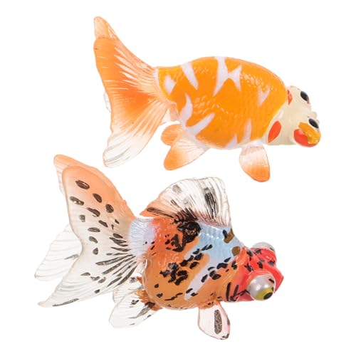 CORHAD 2 Stück Bunte Simulierte Fischfiguren Für Aquarium-, Realistische -Modelle, Realistische -Figuren, Realistische -Ornamente von CORHAD