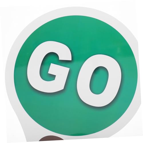 CORHAD 2 Stück Doppelseitiges Verkehrszeichen mit Griff Stop Go signal aus Robustem Wasserdichtem Kunststoff Leicht Tragbar zur Verkehrserziehung für Unterricht und Zuhause CORHAD 2 Stück Doppelseitiges Verkehrszeichen mit Griff Stop Go signal aus Robustem Wasserdichtem Kunststoff Leicht Tragbar zur Verkehrserziehung für Unterricht und Zuhause von CORHAD