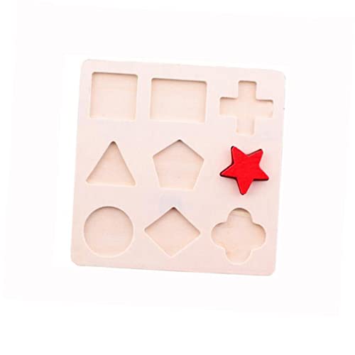 CORHAD 2 Stück Frühlernspielzeug Geometrie Puzzle Geometrie Brett Geometrie Puzzle Spielzeug Geometrie Erkennungsspielzeug von CORHAD