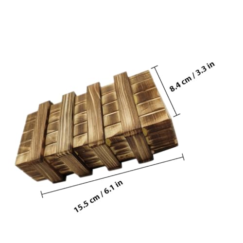 CORHAD 2 Stück Holzpuzzle Box mit Verstecktem Fach Sicheres Holzspielzeug für Fördert Logisches Denken als Geschenk zu Weihnachten und Geburtstag CORHAD 2 Stück Holzpuzzle Box mit Verstecktem Fach Sicheres Holzspielzeug für Fördert Logisches Denken als Geschenk zu Weihnachten und Geburtstag von CORHAD