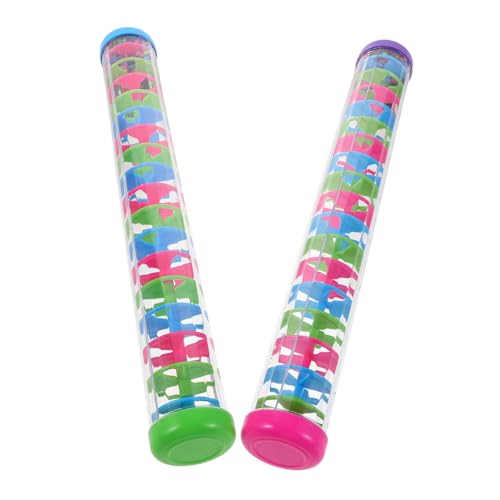 CORHAD 2 Stück Spiral-Rainstick Musikinstrument für Kleinkinder Sensorisches Regenklangspielzeug mit Natürlichem Regenklang Kognitives Hand-Percussion-Instrument für Junge Mädchen CORHAD 2 Stück Spiral-Rainstick Musikinstrument für Kleinkinder Sensorisches Regenklangspielzeug mit Natürlichem Regenklang Kognitives Hand-Percussion-Instrument für Junge Mädchen von CORHAD