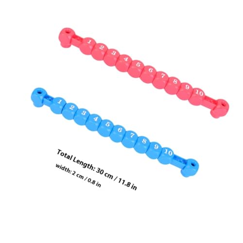 CORHAD 2 Stück Tischfußball Punktezähler Robuste Kunststoff Scorekeeper Anzeigetafel für Spieltisch Kompakte Multifunktionale Tischfußballzähler in Rot und Blau Praktisches Zubehör für CORHAD 2 Stück Tischfußball Punktezähler Robuste Kunststoff Scorekeeper Anzeigetafel für Spieltisch Kompakte Multifunktionale Tischfußballzähler in Rot und Blau Praktisches Zubehör für von CORHAD