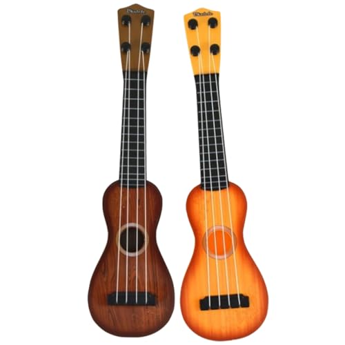 CORHAD 2 Stück Ukulele aus Robustem Kunststoff mit Saiten Sicher Pädagogisch Für Mädchen und Jungen Frühe Musikalische Farblich Sortiert als Zufällige Farbe Zufällige Farbe CORHAD 2 Stück Ukulele aus Robustem Kunststoff mit Saiten Sicher Pädagogisch Für Mädchen und Jungen Frühe Musikalische Farblich Sortiert als Zufällige Farbe Zufällige Farbe von CORHAD