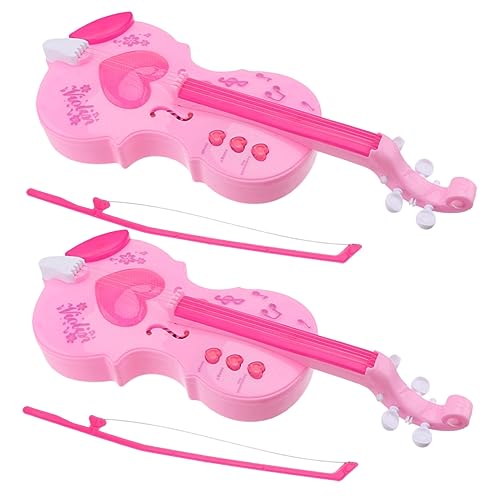 CORHAD 2 Stücke Kunststoff Lustige Mini Violine Spielzeug Kinder Musik Aufklärung Spielzeug Violine Musical Spielzeug von CORHAD