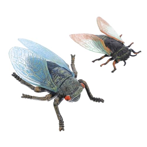 CORHAD 2 Stücke Simulation Cicada Model Kinder Insekt Cicada Decor Cicada Spielzeug Für Kinder von CORHAD