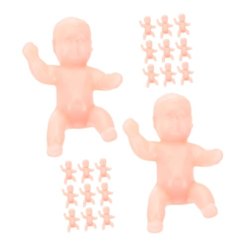 CORHAD 20 Stück Mini Eiswürfel Spielzeug Kleinkind Spielzeug Kleine Babys Puppen Badespielzeug Partyzubehör Partyzubehör Kleine Babys Niedliche Mini Babys Mini Puppen von CORHAD