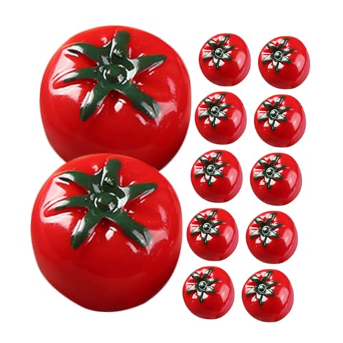 CORHAD 20 Stück Simulierte Tomatenmodelle Tischzubehör Künstliche Miniaturtomaten Künstliche Mini Tomaten Künstliche Früchte Miniatur Obstdekorationen Nachahmung Von Mini Tomaten von CORHAD