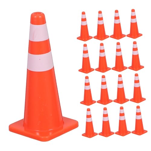 CORHAD 20 Stück Teiliges Mini Verkehrszeichen Set Realistische Mini Leitkegel und Straßensperren Pädagogisches Lernspielzeug für Kreativität und Motorik für Spielstraße und CORHAD 20 Stück Teiliges Mini Verkehrszeichen Set Realistische Mini Leitkegel und Straßensperren Pädagogisches Lernspielzeug für Kreativität und Motorik für Spielstraße und von CORHAD