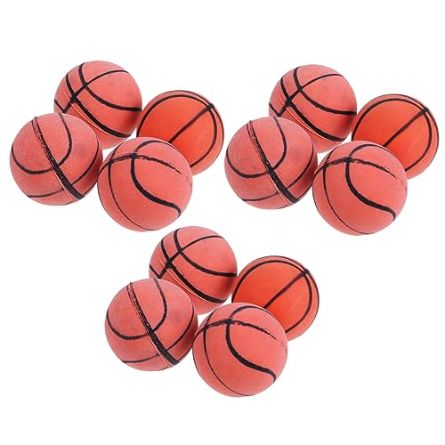 CORHAD 24 STK Mini-Basketball Hüpfball Für Kinder Lernspielzeug Für Kinder Kinderspielzeug Sportspielzeug Für Kleinkinder Lernspielzeug Für Das Gehirn Basketball Drinnen Orange Plastik von CORHAD