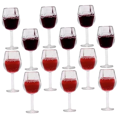 CORHAD 24 Stück Miniatur Weinbecher Mini Weinbecher Modell Künstliche Mini Weinbecher Künstliche Mini Weinbecher Gefälschte Mini Weinbecher Simulierte Mini Weinbecher Falsche Mini von CORHAD