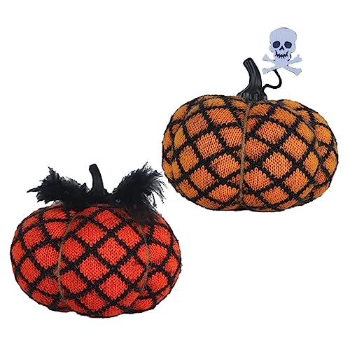 CORHAD 2St Halloween-Kürbisspielzeug für Kinder Fallen künstliche kürbisse falscher Jack o gefälscht Halloween Dekoration Halloween-Dekoration Plüschtiere Party-Kürbis-Spielzeug Polyester von CORHAD