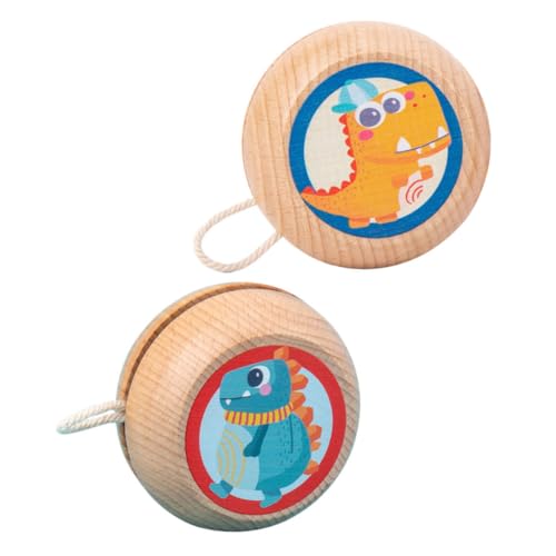 CORHAD 2St Jo-Jo Kinder- Bälle Outdoor-Spielset für Kinder Cartoon-Yoyo-Spielzeug Outdoor-Spielzeug für Kinder kinderspielzeug Toys for kleines Lernspielzeug für Kinder hölzern von CORHAD