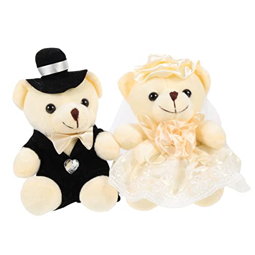 CORHAD 2pcs Bären Einzigartige Bären Spielzeug Hochzeit Bären Dekor Party Bären Puppenpuppen Hochzeit von CORHAD