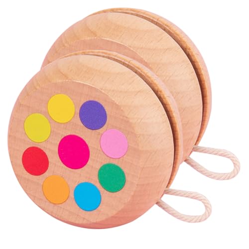 CORHAD 2pcs Kinder String Ball Spielzeug Kinder Fingerspeicher Ball Kinder Pädagogische Spielzeug Runde Holzschnurkugel Kinderspielzeug von CORHAD