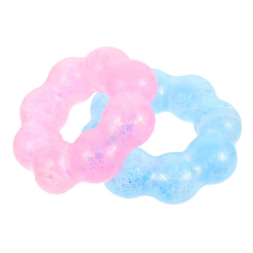 CORHAD 2pcs Zappelspielzeug Zappel Armbänder Sensorische Armbänder Spielzeug Für Kinder Erwachsene Quetschen Armband Zufällige Farbe von CORHAD