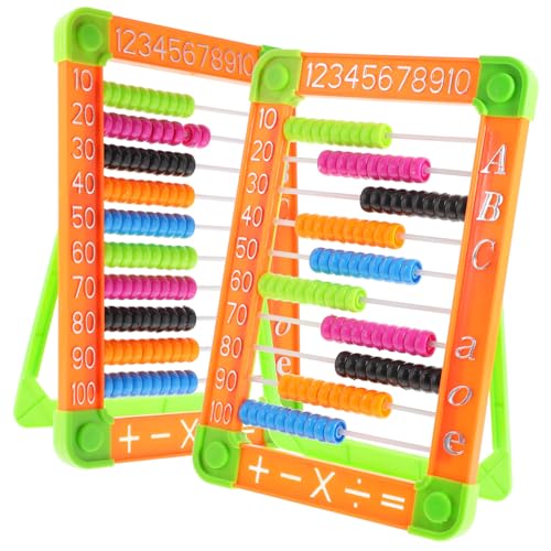 CORHAD 2st Abakus Zahlen-Matching-Spiel Lernspiel Für Kinder Taschenrechner-Spielzeug Für Kinder Plastik von CORHAD