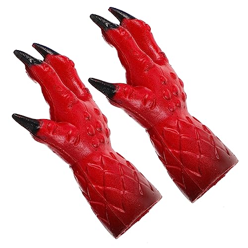 CORHAD 2st Fingerspielzeug Cosplay-Requisiten Halloween-Requisiten Gefälschte Fingernägel Halloween-Dekorationen Halloween Gefälschte Finger Fingerdekore Fingernägel Für Halloween Plastik von CORHAD