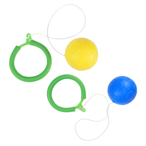 CORHAD 2st Sprungring Sprungball Es Knöchelspielzeug Und Sprungspielzeug Springender Ring Balancierende Spielzeuge Springender Ball Hüpfball Für Kinder Springseil Kinder Spielsets PVC von CORHAD