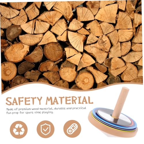 CORHAD 3 Sätze Holz Dreher Bunt Tragbar Lustiges Gyroskop für Koordination und Beobachtung Leicht und Kreativ Ab Jahren CORHAD 3 Sätze Holz Dreher Bunt Tragbar Lustiges Gyroskop für Koordination und Beobachtung Leicht und Kreativ Ab Jahren von CORHAD