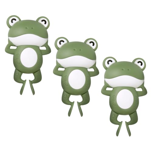 CORHAD 3 Stück Teiliges Badespielzeug Cartoon Aufziehbare Frösche aus Sicherem Kunststoff Lustiges Wasserspielzeug für Junge Mädchen und Kleinkinder zum Baden CORHAD 3 Stück Teiliges Badespielzeug Cartoon Aufziehbare Frösche aus Sicherem Kunststoff Lustiges Wasserspielzeug für Junge Mädchen und Kleinkinder zum Baden von CORHAD
