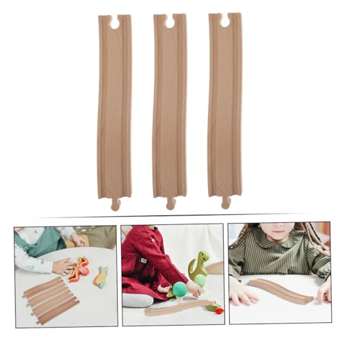 CORHAD 3 Stück Teiliges Holz Eisenbahn gleis Gebogene Schienen erweiterung Langlebiges DIY Einfache Montage Kompatibel mit Holzeisenbahn Zubehör Fördert Kreativität und Motorik CORHAD 3 Stück Teiliges Holz Eisenbahn gleis Gebogene Schienen erweiterung Langlebiges DIY Einfache Montage Kompatibel mit Holzeisenbahn Zubehör Fördert Kreativität und Motorik von CORHAD