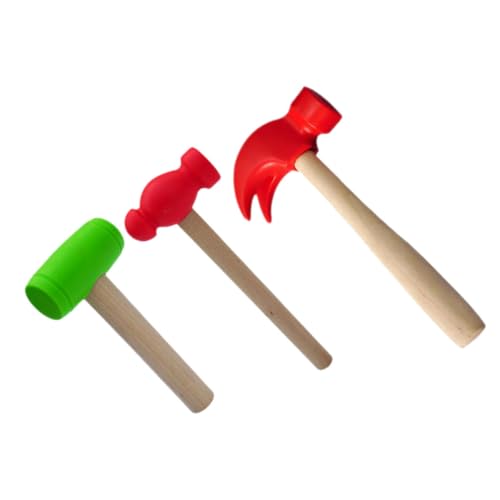 CORHAD 3 Stück Teiliges Kleine Holzhammer für Leichtgewichtig Handlich Fördert Geschicklichkeit und Auge Hand koordination Geschenk für Kleinkinder Ab Jahren CORHAD 3 Stück Teiliges Kleine Holzhammer für Leichtgewichtig Handlich Fördert Geschicklichkeit und Auge Hand koordination Geschenk für Kleinkinder Ab Jahren von CORHAD
