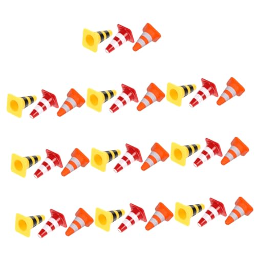 CORHAD 30 Stück Teiliges Mini Verkehrszeichen Pädagogische Straßensperren und Verkehrskegel in Rot Gelb Orange Fördert Verkehrserziehung und Symbolerkennung CORHAD 30 Stück Teiliges Mini Verkehrszeichen Pädagogische Straßensperren und Verkehrskegel in Rot Gelb Orange Fördert Verkehrserziehung und Symbolerkennung von CORHAD