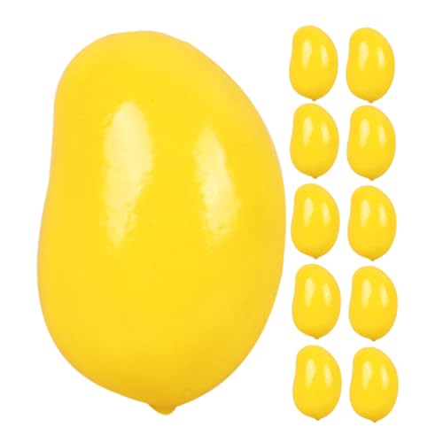 CORHAD 30st Minifrüchte Layout-szenendekor Mini-künstliche Mangos Mini-Modell Mit Künstlichen Mangos Mini-simulationsmangos Foto-Requisite Miniatur-mangos Mini-fruchtmodell Yellow Schaum von CORHAD