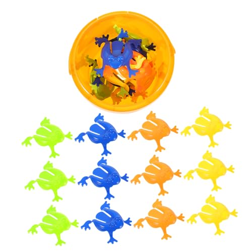 CORHAD 36 STK Pressspielzeug Cooties Springendes Froschspielzeug Spielzeugfrosch Cool Kindergarten Spielzeug Kinder Springfrosch Spielzeug Kinderspielzeug Mini-Trichter Springspielzeug von CORHAD